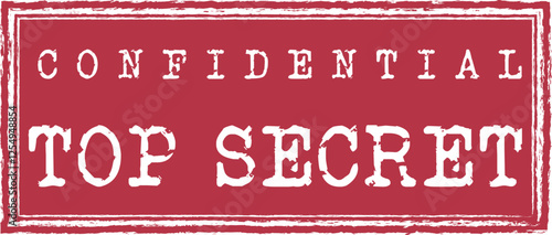 Top Secret, Confidential in red ink stamp