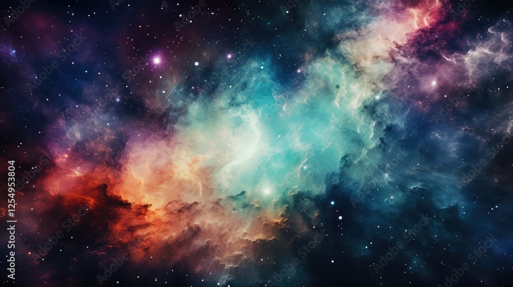 Fototapeta premium ethereal galaxy texture