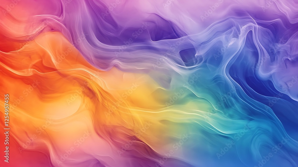 Abstract colorful swirls, vibrant fluid paint texture background. Abstract colorful swirls, vibrant fluid paint texture background.