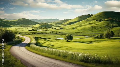 curve road turn
