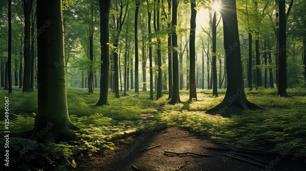 Obraz premium dappled trees leaves