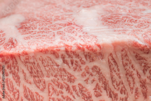 Japanese Wagyu Beef background texture
