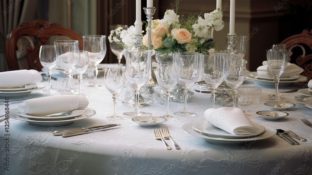 Fototapeta premium party fancy table