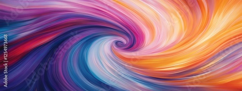 Wallpaper Mural A dark gradient background with swirling lines in vibrant colors, creating an abstract and dynamic pattern
 Torontodigital.ca