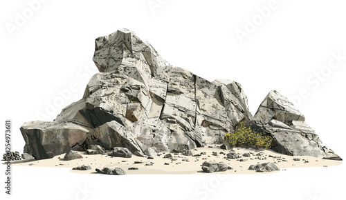 Realistic rock mountains, vector illustration, landscape shapes, mountain cutout backgrounds, nature scenery, outdoor view, geological formation, rugged terrain, natural beauty.