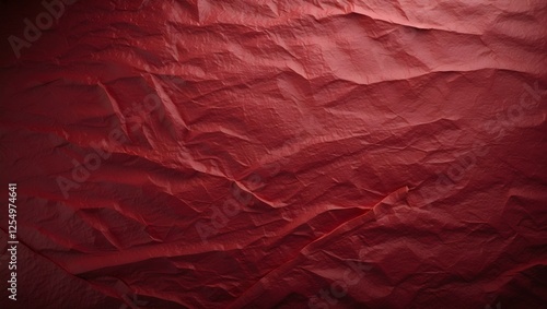 Wallpaper Mural Passioned Red Paper Texture Displaying a Crinkled Pattern and Rough Composition, Excellent for Expressive Art Projects and Dynamic Backgrounds in Presentations and Web Design Layouts Torontodigital.ca