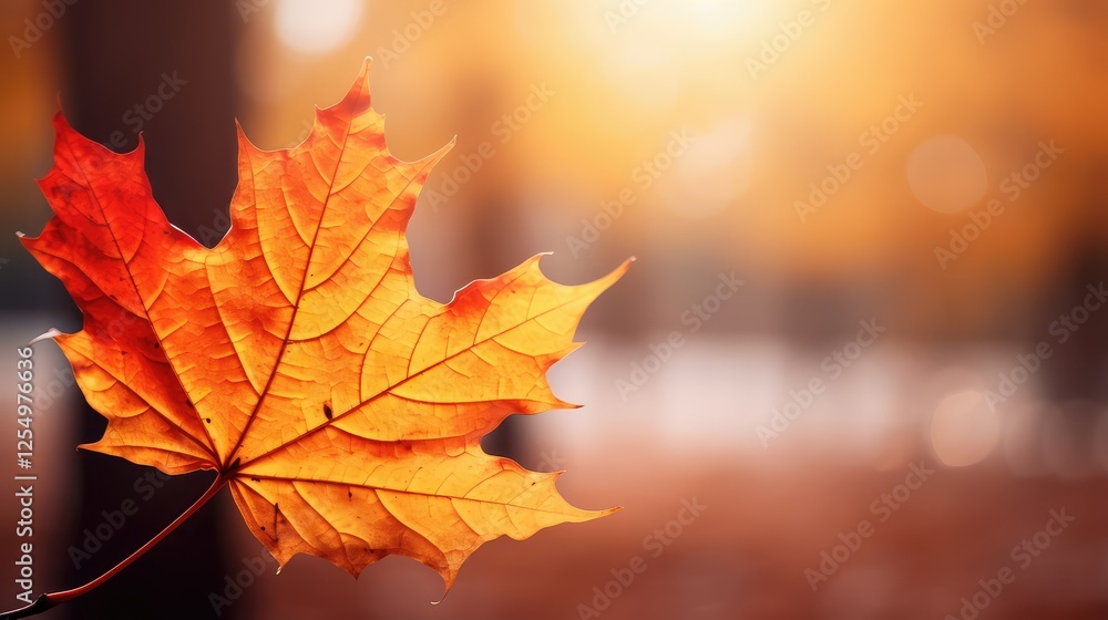 Fototapeta premium season red orange yellow gradient