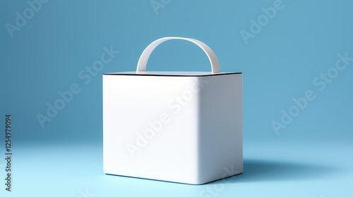 Wallpaper Mural design white box with handle Torontodigital.ca