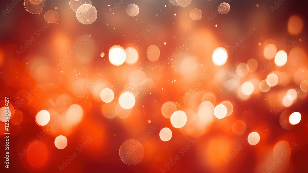 lights red orange bokeh lights red orange bokeh