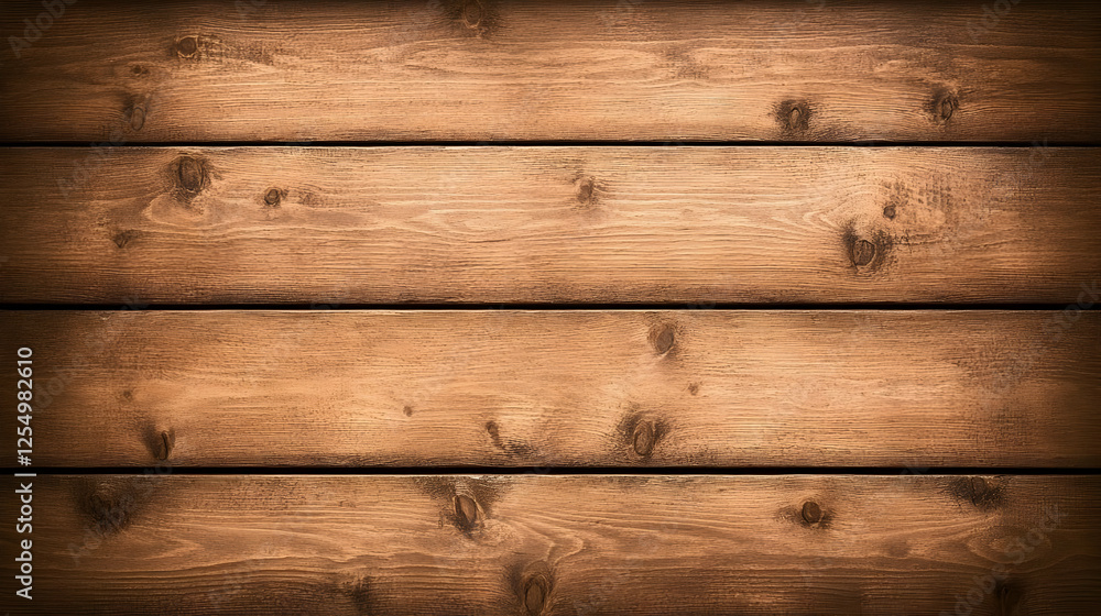 Fototapeta premium Rustic Brown Wooden Planks Background Image