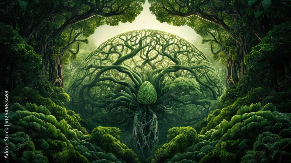 Fototapeta premium health green brain