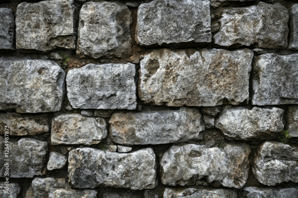 Rustic limestone wall close-up with earthy tones. Neural network AI generated Rustic limestone wall close-up with earthy tones. Neural network AI generated