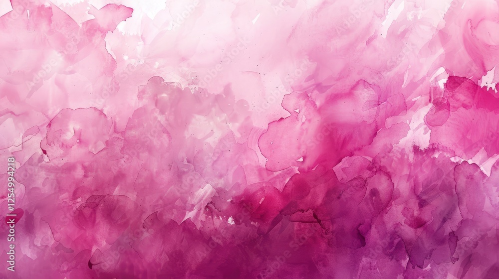 Fototapeta premium Abstract pink watercolor background. Hand-drawn illustration for your design.