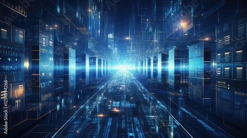 Wallpaper Mural real big data flow Torontodigital.ca