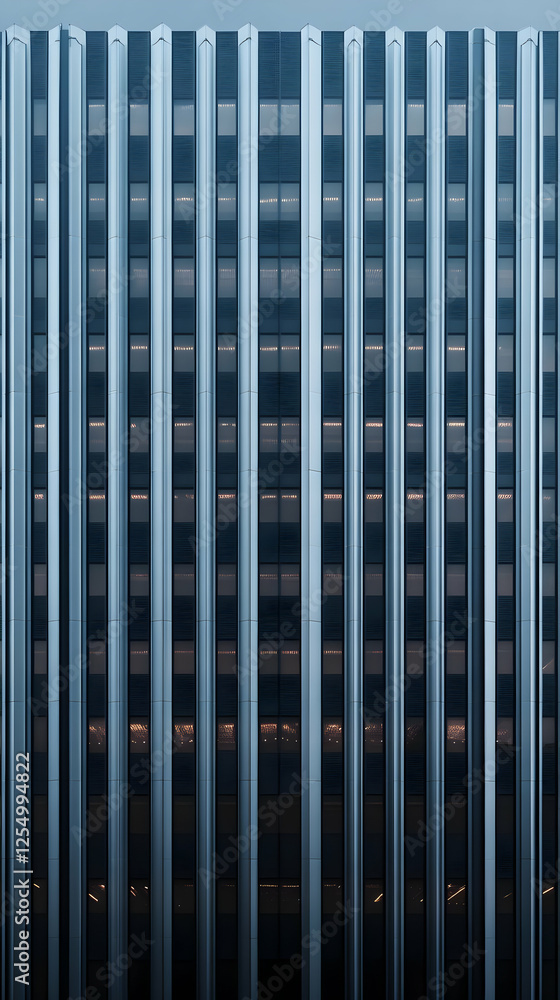 Modern Building Facade Illustration Modern Building Facade Illustration