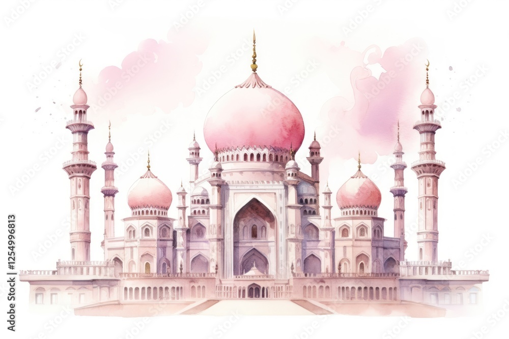 Obraz premium Architecture building mosque dome.
