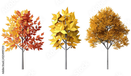 Autumn trees, vibrant yellow and orange leaves, nature landscape, fall foliage, colorful trees, seasonal transition, forest in autumn, outdoor colors, fall scenery, autumn colors