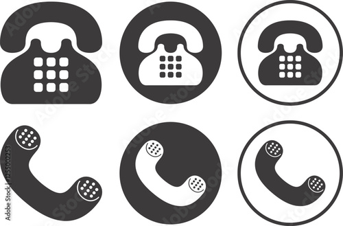 Easy to use phone icon set