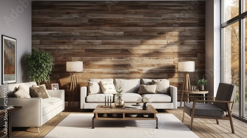 focal vertical barn wood