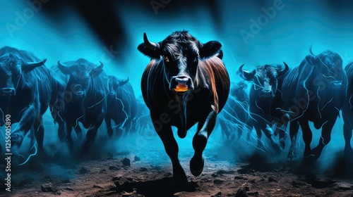 Wallpaper Mural breed black angus cattle Torontodigital.ca