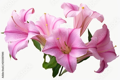 Belladonna lilies pink blossom flower petal. photo