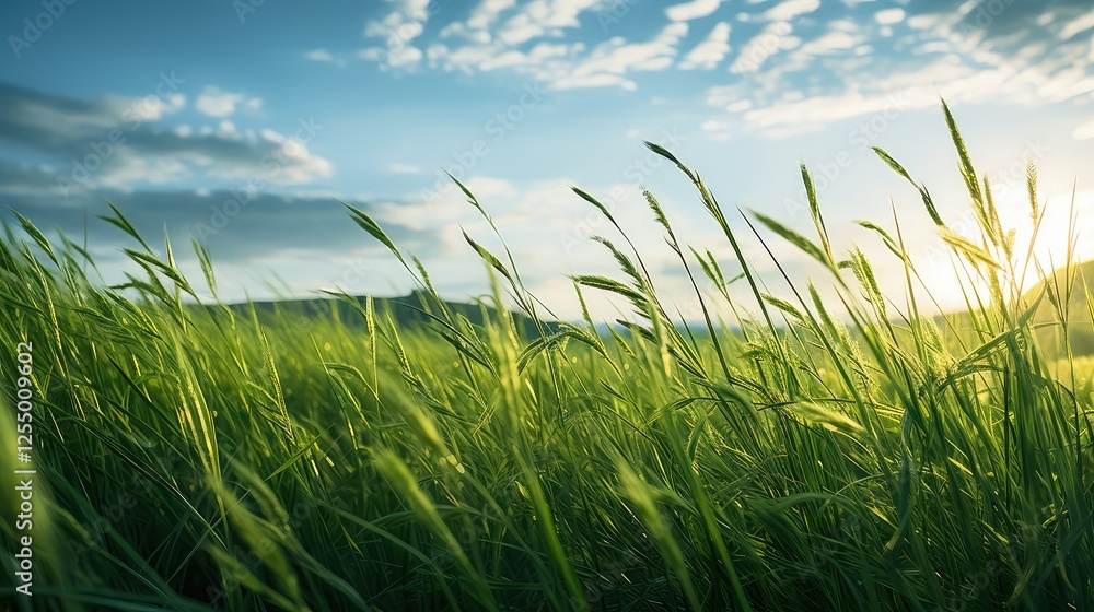 Fototapeta premium breeze green spring