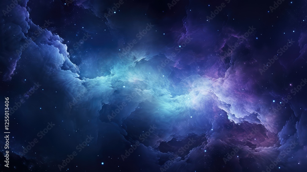 Obraz premium space black background abstract