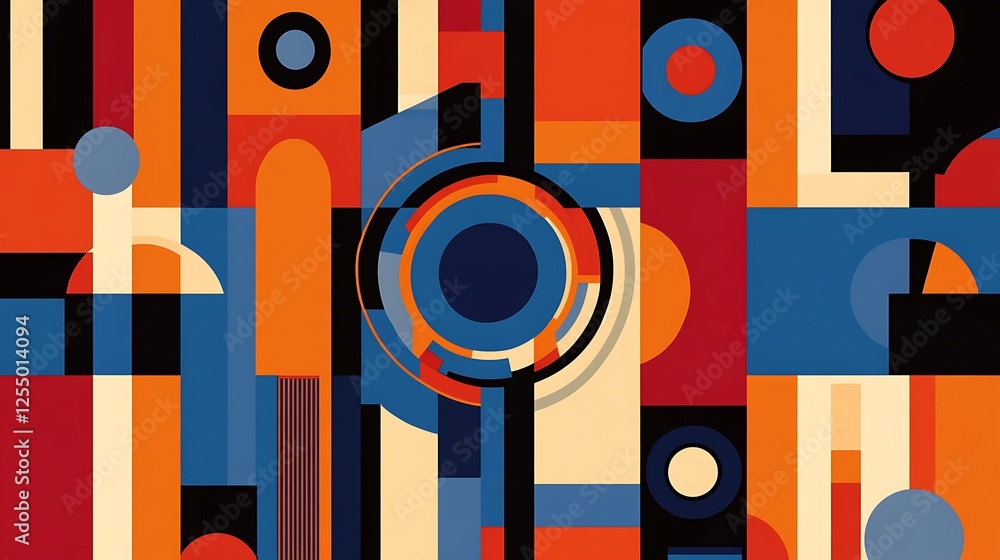 Abstract geometric shapes, vibrant colors, modern design, background image, for website or app Abstract geometric shapes, vibrant colors, modern design, background image, for website or app