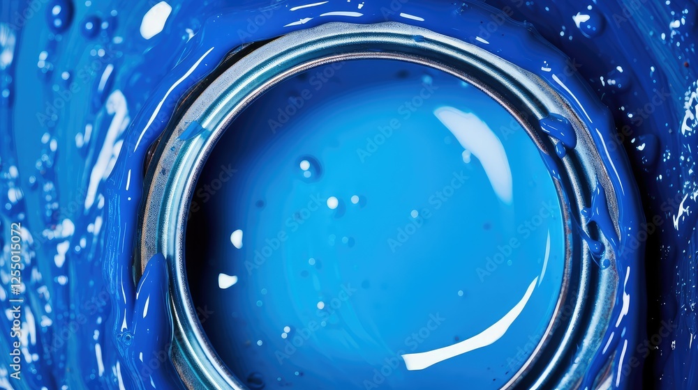 Fototapeta premium vibrant blue paint