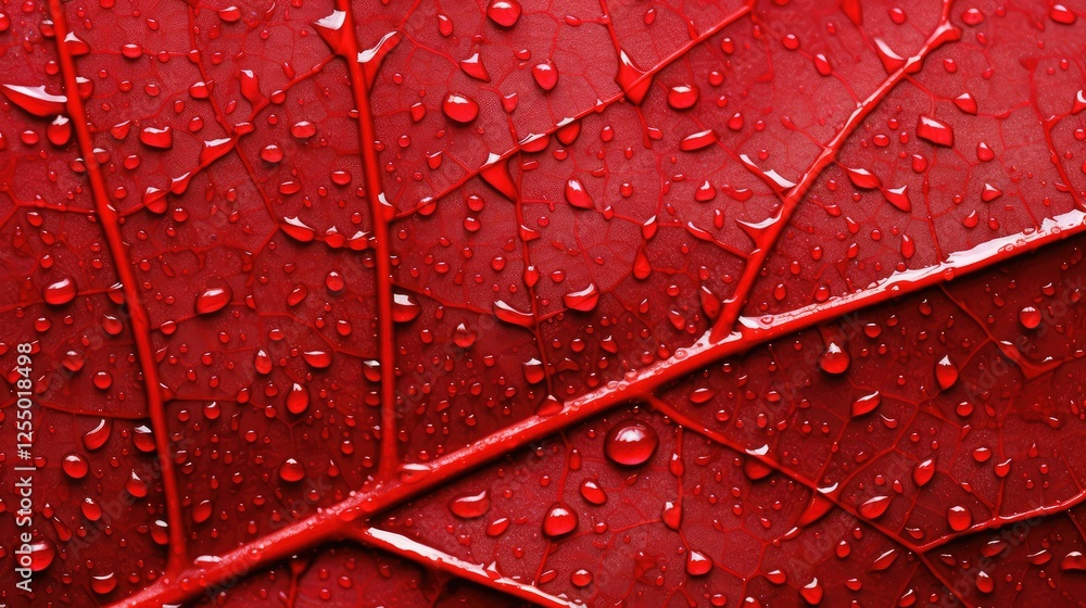 Fototapeta premium vibrant pattern leaf