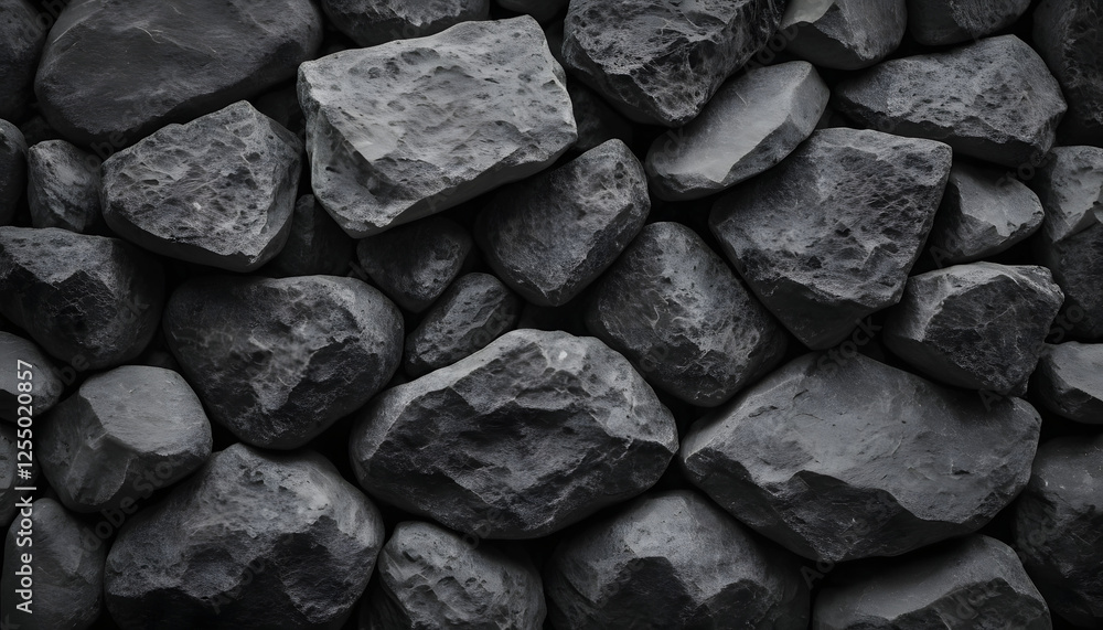 Close Up of Dark Black Stones Texture Background Close Up of Dark Black Stones Texture Background