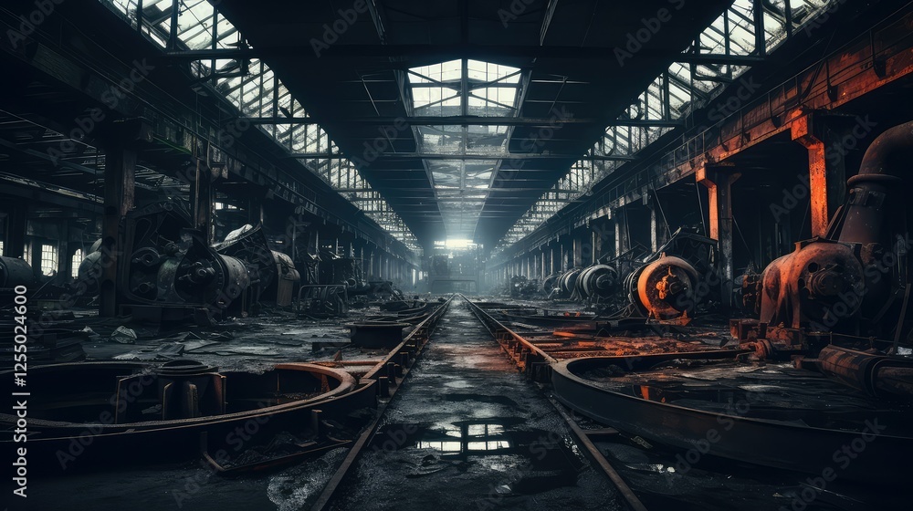 Obraz premium abandoned old metal