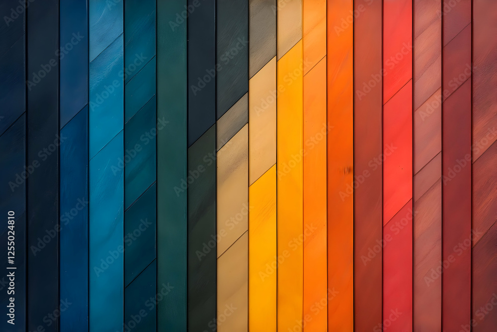 Abstract Colorful Wooden Panel Background Illustration Abstract Colorful Wooden Panel Background Illustration