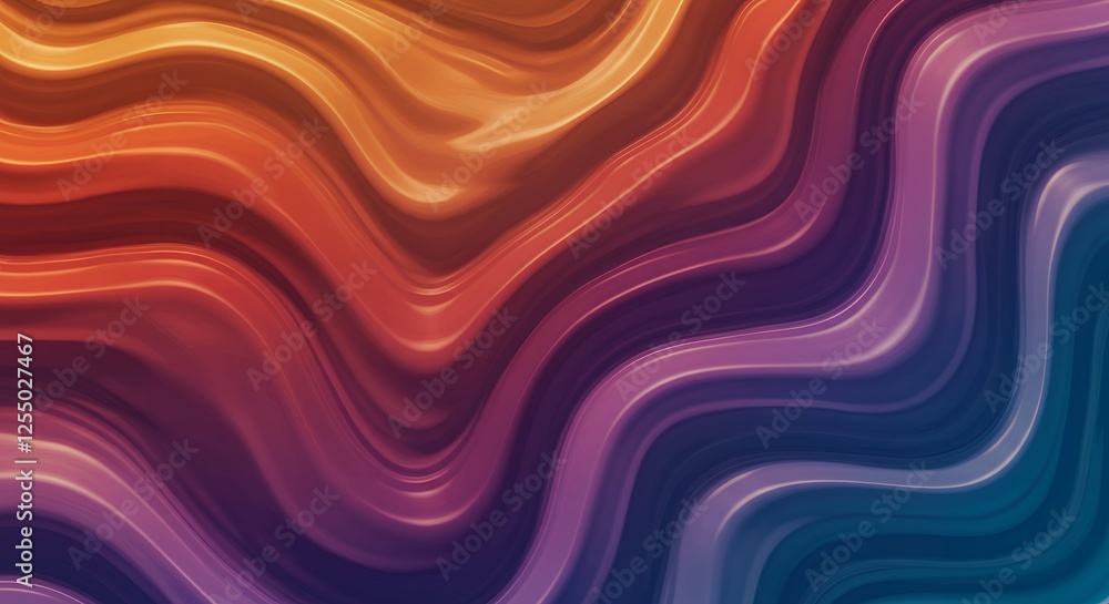 Fototapeta premium Abstract Liquid Texture 3D Background
