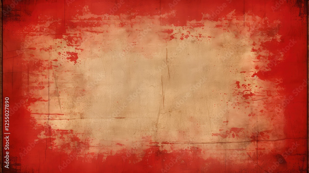 Obraz premium faded red poster background