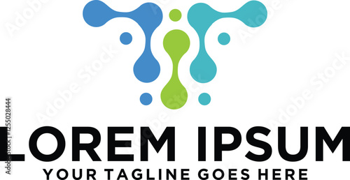 Biotechnology Letter T logo design