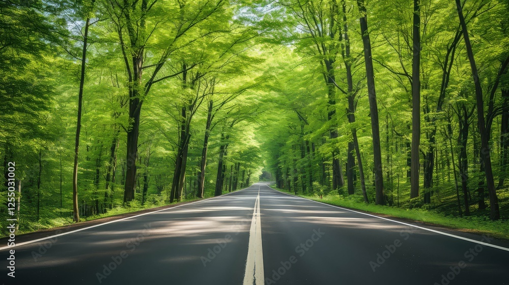 Fototapeta premium segment road segments