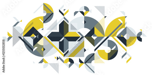 Abstract geometric vector b...
