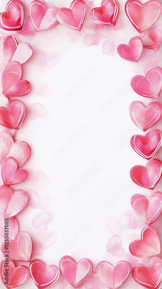 heart shape frame background with copy space for card post message wallpaper