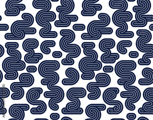 Curvy shape lines seamless ...