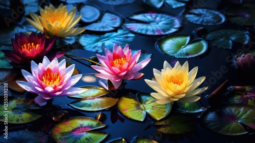 lotus lake plants photo