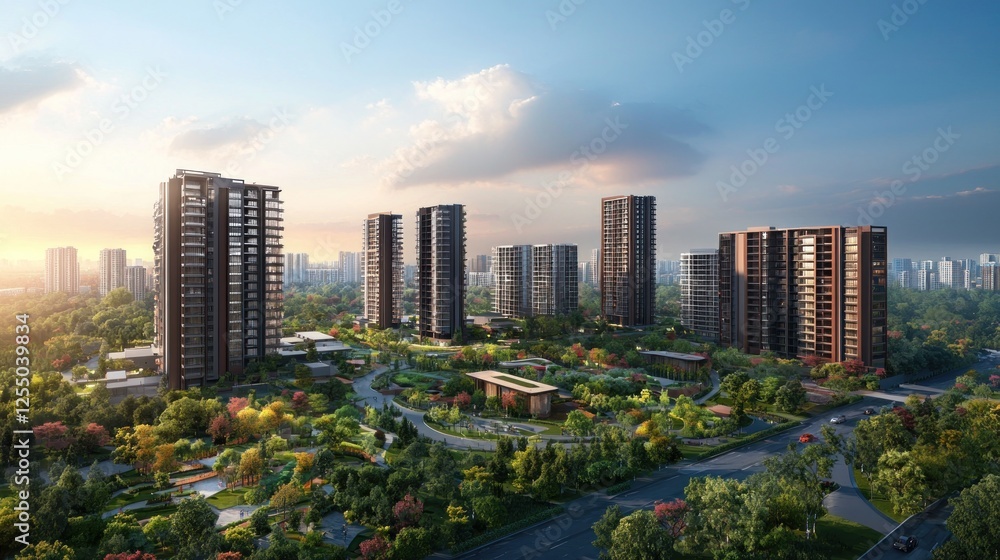 Fototapeta premium Excellent AI-Driven Construction Planning with Advanced BIM Models