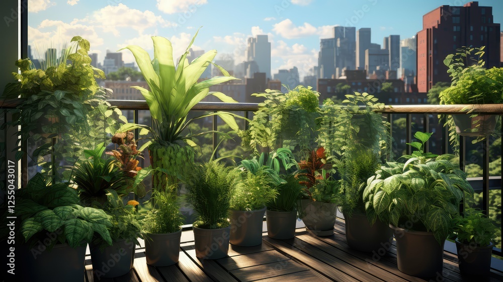 Fototapeta premium urban breeze plant