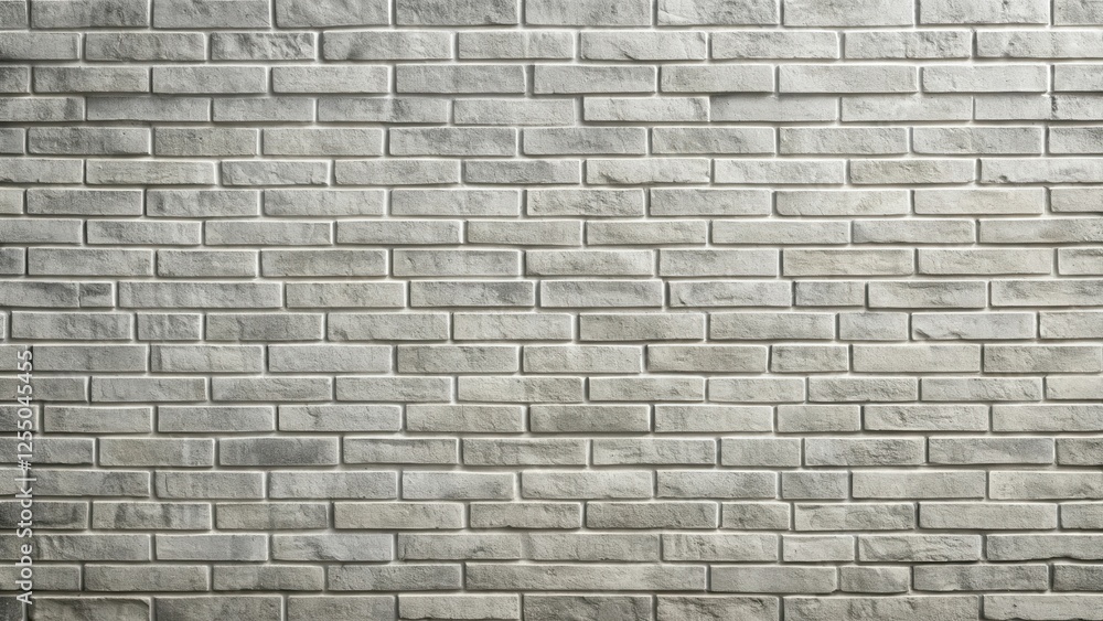 Light Gray Brick Wall Texture Background A Seamless Pattern for Design Projects