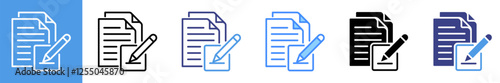 Alteration Multistyle Icon Set