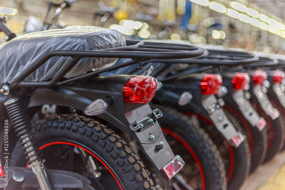 Fototapeta premium Products of the motorcycle manufacture.