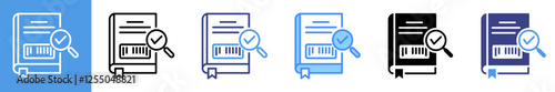 Isbn Multistyle Icon Set