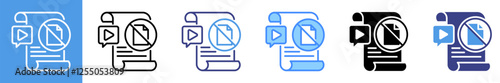Copyright Multistyle Icon Set