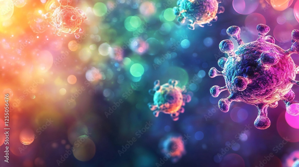 Examining virus spread covid-19 visualization digital artwork vibrant background abstract viewpoint Examining virus spread covid-19 visualization digital artwork vibrant background abstract viewpoint