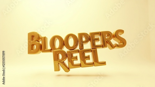 bloopers reel text - fun moments and laughter
